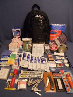 72 HOUR EMERGENCY KIT with FOOD & WATER BUG OUT DISASTER, SURVIVAL 