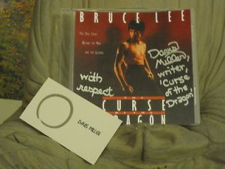 BRUCE LEE CURSE OF THE DRAGON DVD AUTOGRAPHED *RARE*; Sold to You By 