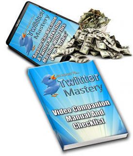 Business money Making opportunity using Twitter 21 video plus ebook 