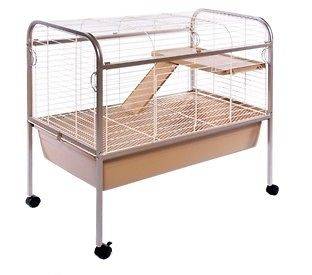 NEW! Rabbit Guinea Pig Cage Hutch 32x21x33 With Stand!