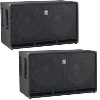 Carvin LS1802 2 2000w Pair of 18 Dual Subwoofers Subs PA Speakers 4 