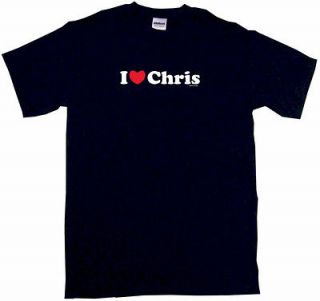 heart Chris Mens Tee Shirt Small 6XL + 12 Colors S/S & L/S