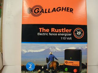 Gallagher   Rustler Electric Fence Charger   .5 Joule