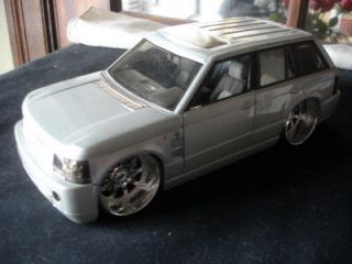 hot wheels Dropstars Range Rover 1/20 silver all tricked out