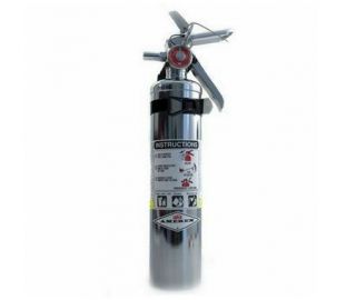   B417TC   2.5 LB ABC Extinguisher (Chrome) Vehicle Fire Extinguisher
