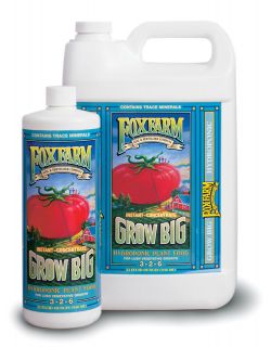 FOX FARM GROW BIG Liquid Nutrients for Hydroponics HYDRO 2 oz 4 oz 6 