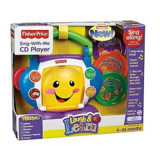 Fisher Price Laugh and N Learn Musical Learning Sing With Me CD Player 