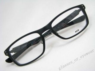 Eyeglass Frames Oakley PLANK Matte Black 22 193 Aluminium Glasses 