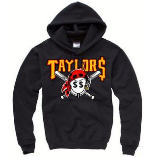 Wiz Khalifa Taylor Gang Taylors Hoodie Pirate Black Top Sweatshirt 