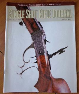 Single Shot Rifle Journal Magazine July/Aug 2009 Harry Pope Rifleman 