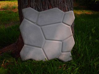   Stone ABS Plastic Mold Concrete Cement Plaster Patio Walkway Mould