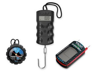 TRAC Fishing Barometer, Fishing Scale (0 50Lbs), & Digital Battery 