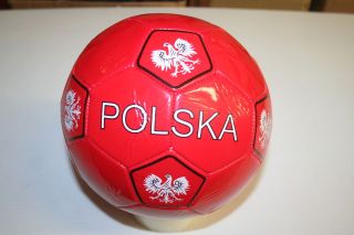 POLSKA POLAND COUNTRY FLAG SOCCER BALL FOOTBALL SIZE 5 FIFA WORLD CUP