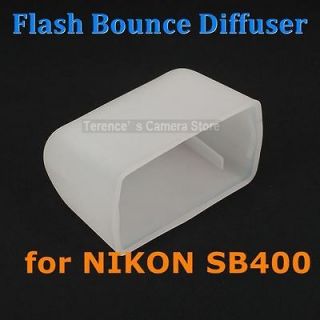 Flash Bounce Diffuser Cap Box Nikon SB 400 SB400 Flash