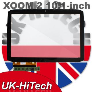 Black Lens Touch Screen Digitizer Flex For Motorola XOOM 2 WiFi MZ615 