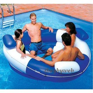 Swimline 9051 Sofa Island Lounger Inflatable Pool Chair