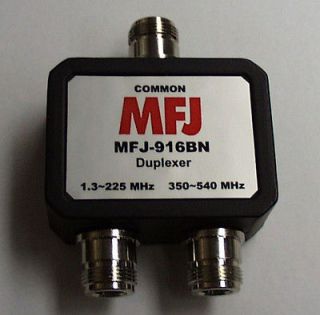 MFJ 916BN   New  VHF/UHF Duplexer with N connectors