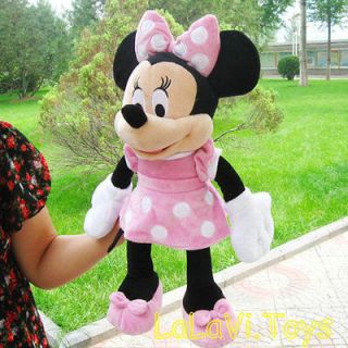 Disney pink skirt minnie mouse soft plush doll 50cm new free shipping
