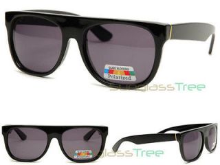 Polarized Flat Top Sunglasses ANTI GLARE LENS super retro future 