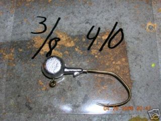 25 3/8 oz Aspirin jigs w Matzuo 4/0 Bronze Sickle hooks