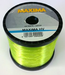 Maxima High Vis Yellow Sea Fishing Line 12lb 40lb