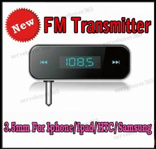   5mm Handsfree In car Fm Transmitter for iPhone iPod Touch Mobile 