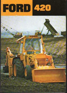 Equipment Brochure   Ford   420   Tractor Loader Backhoe c1977 (EB362)