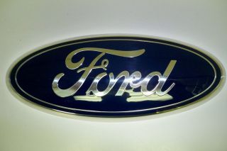 Ford Oval Blue Emblem Badge for Grille or Tailgate 9 x 3.5 Ships in 