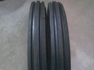   00 19, 400 19 F2 Triple Rib FORD 2N 9N Front Tractor Tires with Tubes
