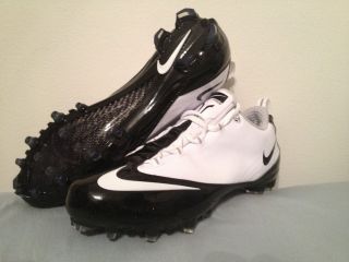 Nike Zoom Vapor Carbon Fly TD Football Cleats White/Black $130