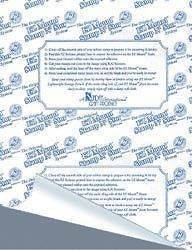set of TWO sheets EZ Mount Static Cling Foam Cushion for unmounted 