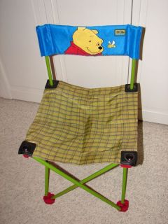   Size Winnie The Pooh Folding Director Chair Camp Portable Disney MINT