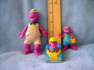 Barney Character Figures and Barney Toy Car