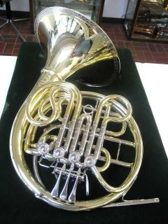  New and Perfect Engelbert Schmid Double Horn, with Detachable Bell