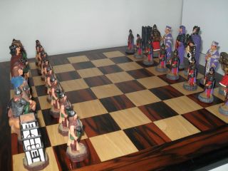 SAC Hand decorated Battle of Hastings spare chess pieces 