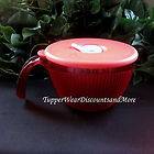   NEW RARE RED VENT N SERVE Microwave Soup Mug Cup Bowl Back to School