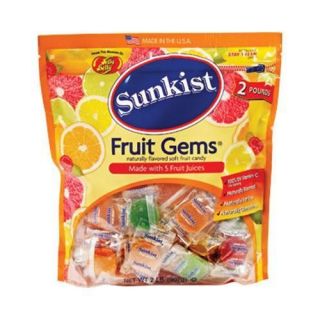 2lbs Bag Sunkist Fruit Real Juice Gems Individually Wrapped Naturally 