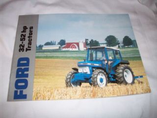 Ford 2110 2810 2910 3910 4610 4610SU Tractor Brochure