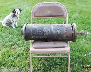 RARE Vintage SANDS Gas Hot Water Heater Antique Iron & Copper Symbol 