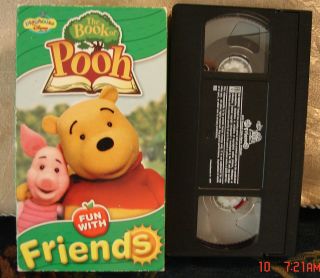   Pooh The Book of Pooh MINT CONDITION Vhs Video~FUN WITH FRIENDS RARE