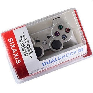   1pcs Perfect Silver Bluetooth Wireless Game Controller For Sony PS3