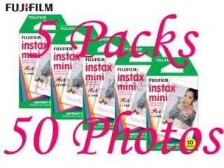 Packs FujiFilm Fuji Instax Mini Film,50 Instant Photos 7s 25 55 