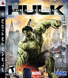 THE INCREDIBLE HULK (Sony Playstation 3, 2008) *BLACK LABEL* PS3 Game.