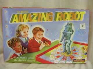   Amazing Robot Retro Classic Family Board Game Spinning Robot Old Toy