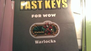 World of Warcraft Game Keyboard Sticker Vpad WOW  Warlocks