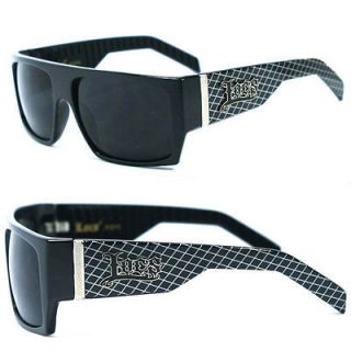 black gangster sunglasses locs
