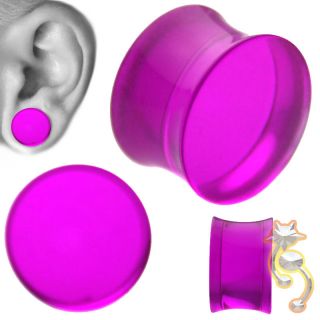   Double Flare Plugs Tube Ear Gauge Body Jewelry Tunnel Earlets Earrings