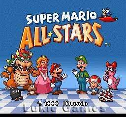 SUPER MARIO ALL STARS   SNES Super Nintendo 4 in 1 Game