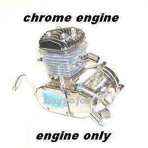   BIKE GAS ENGINE parts   chrome motor slant head engine ENG CHO