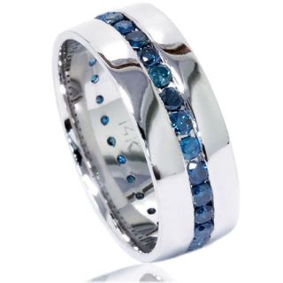 men blue diamond ring in Diamonds & Gemstones